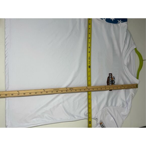 Handlebars UPF 40+ Protection White Logo LONG SLEEVE SHIRT Size XL Made in USA - Picture 4 of 7